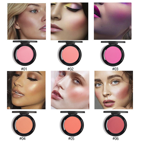 1pcs waterproof longlasting blusher face makeup press baked blush
