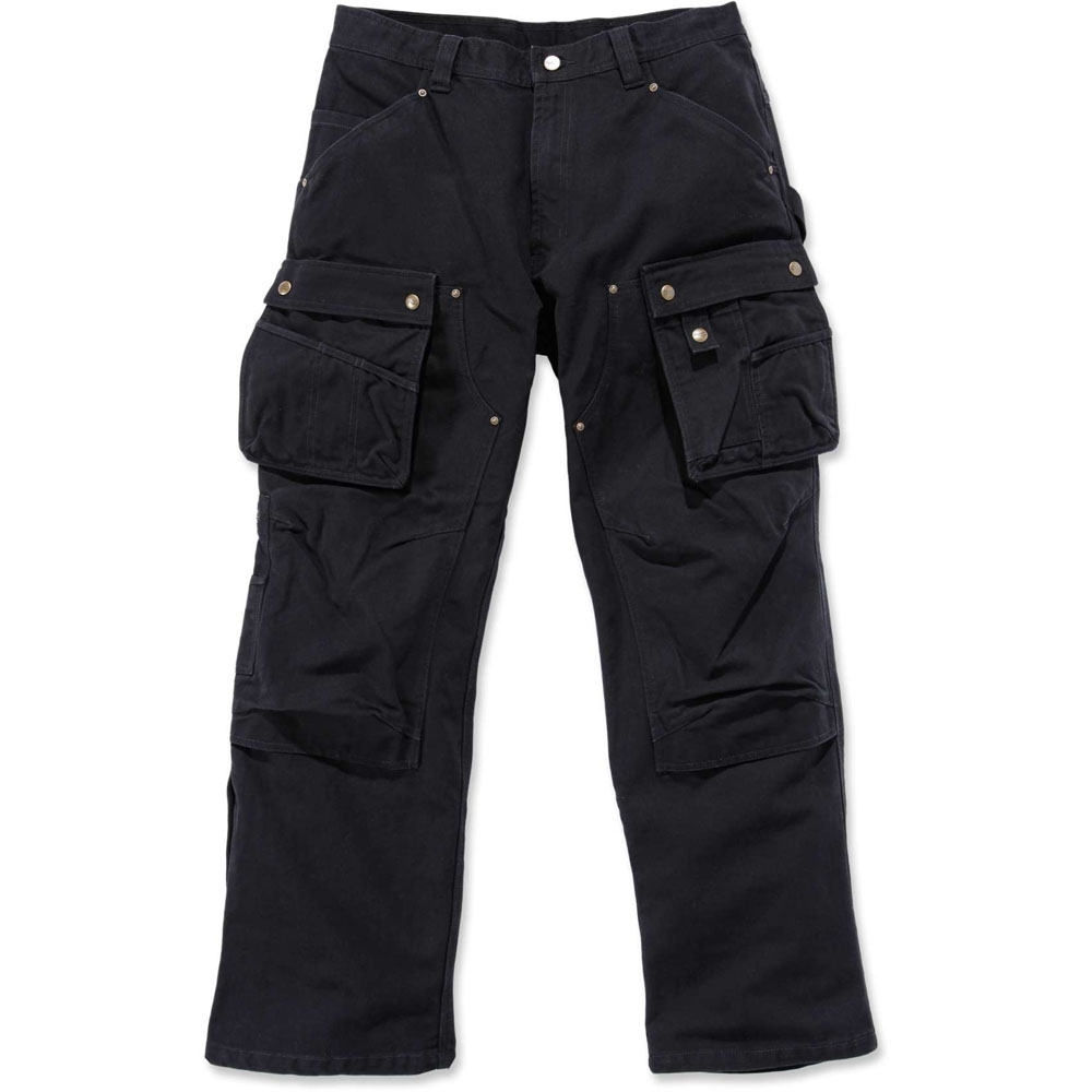 Carhartt Mens Durable Duck Multi Pocket Tech Cargo Pants Trousers Waist ...