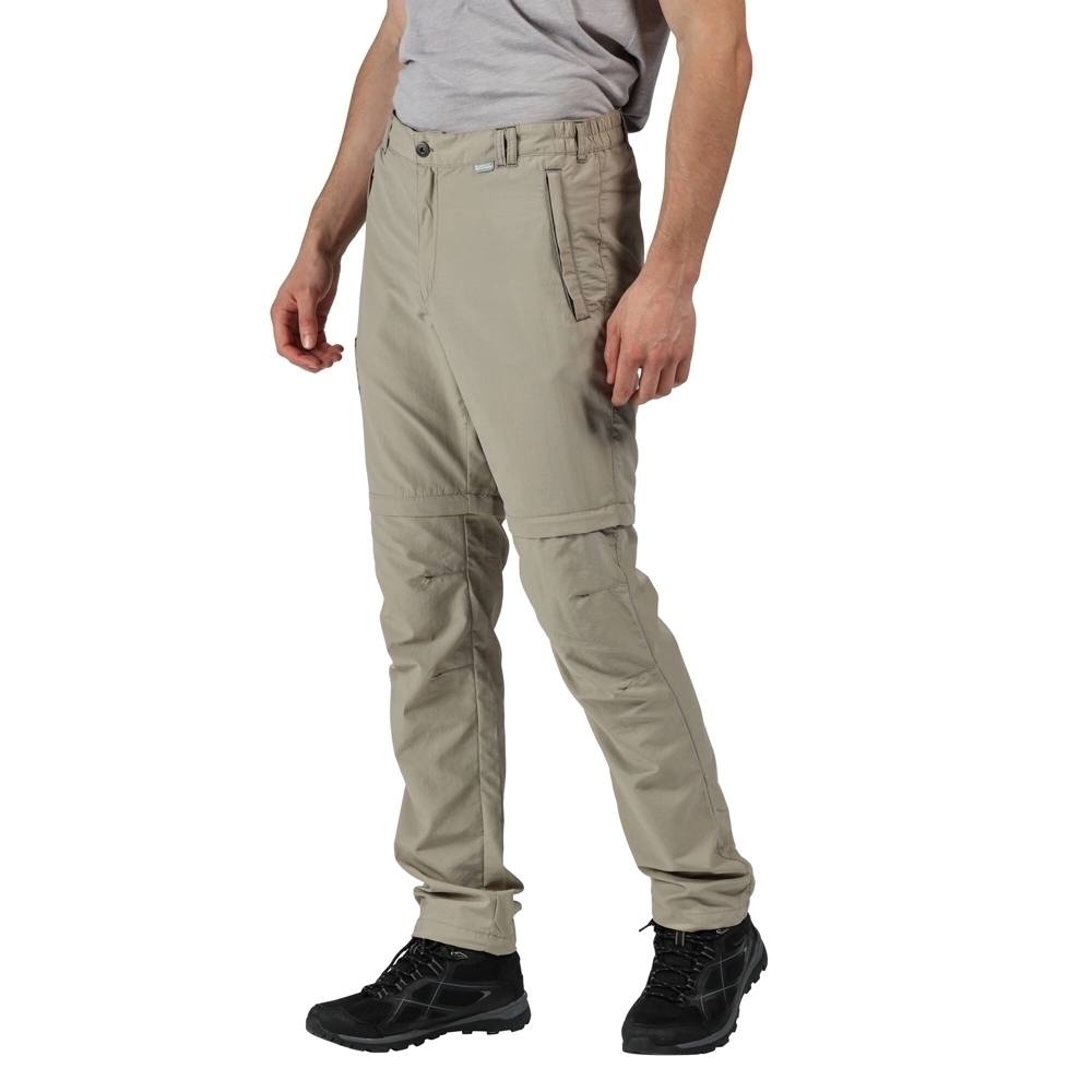 Regatta Mens Leesville Zip Off Lightweight Walking Trousers 33 - Waist ...